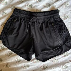 black athleta girls shorts